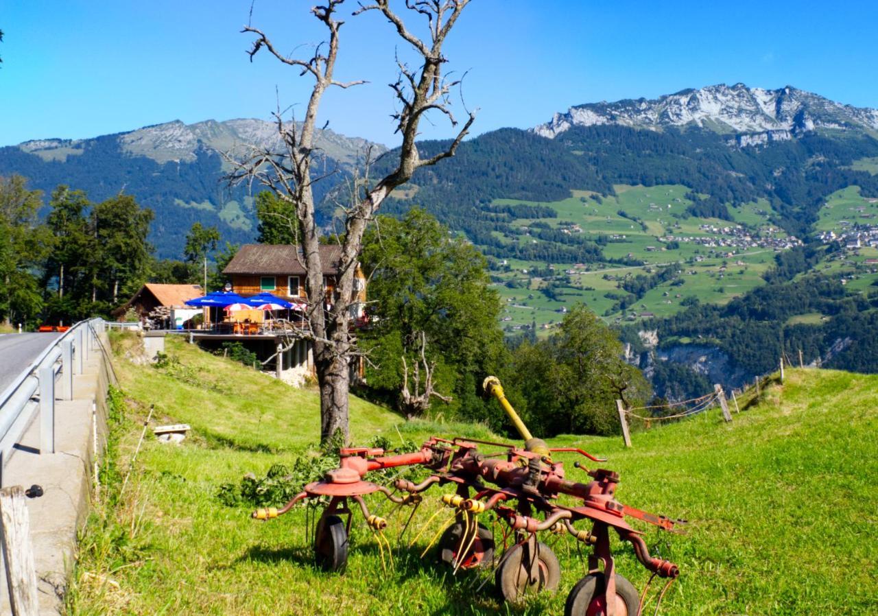 Hotel Cafe Seeblick Filzbach Exterior foto