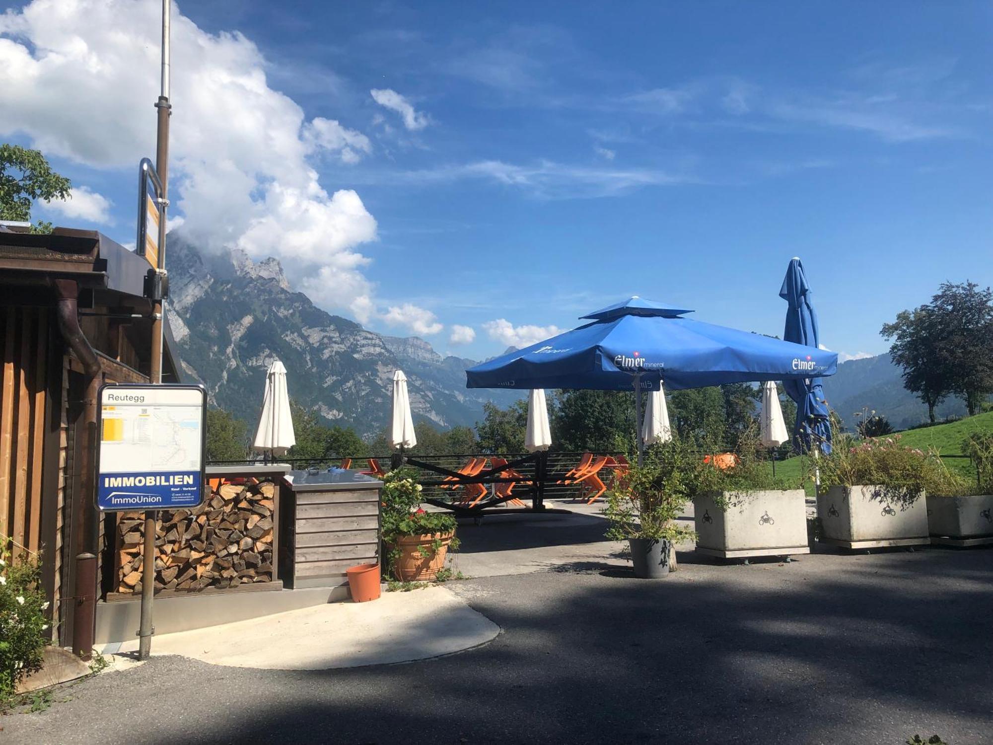 Hotel Cafe Seeblick Filzbach Exterior foto