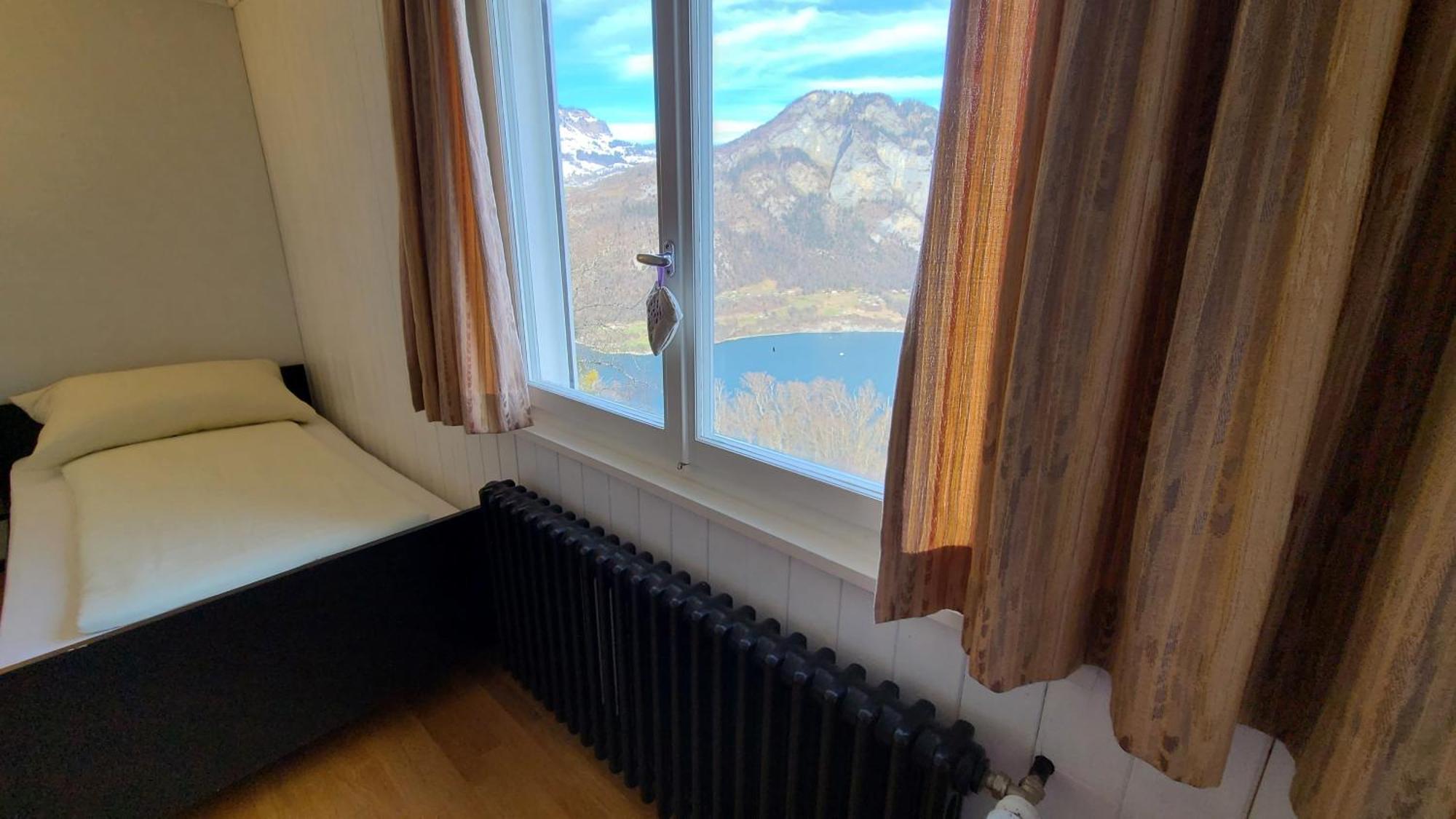Hotel Cafe Seeblick Filzbach Exterior foto